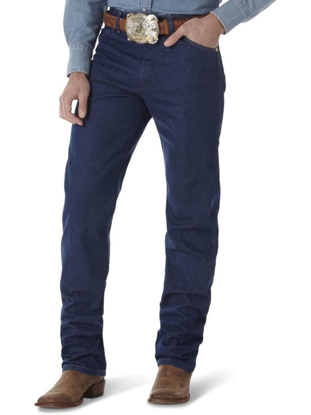 Men's Cowboy Cut Original Fit Jeans - Classic Denim, Durable, Stylish, Size